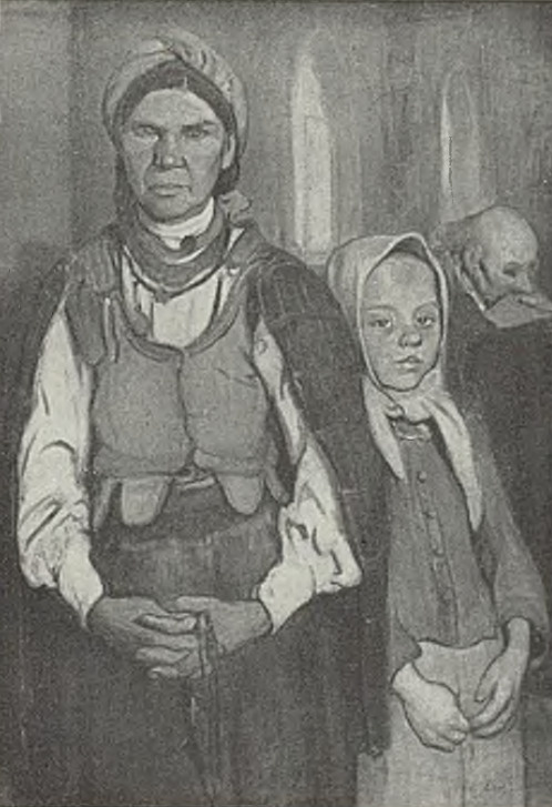 W Kościele, 1905.