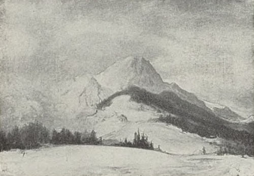 Śnieg w górach, 1907.