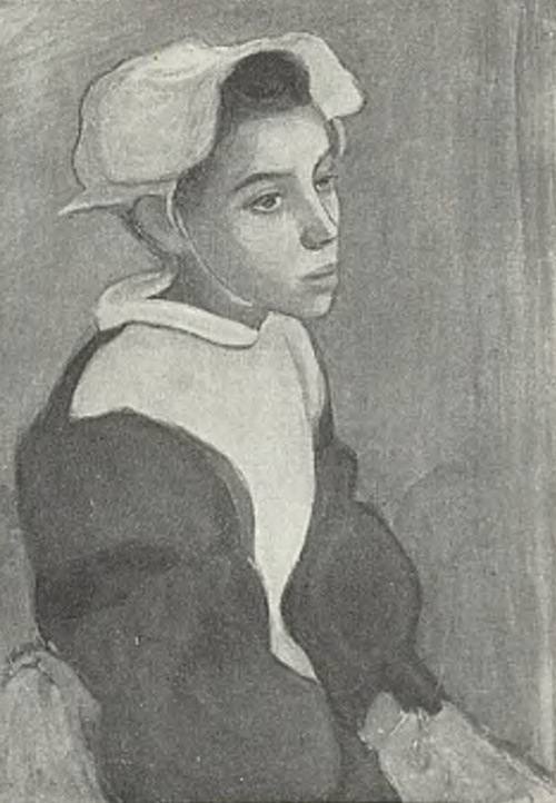 Młoda Bretonka, 1910.