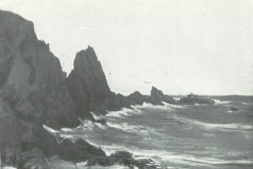 Skały w Belle-Isle, 1904.