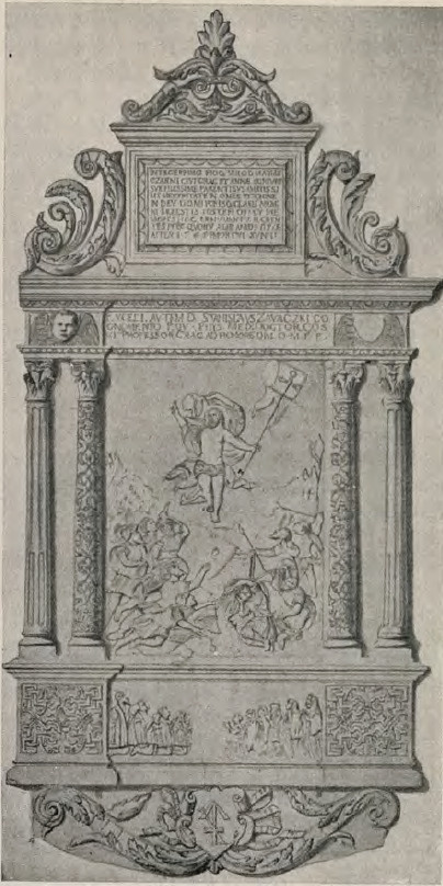 Fig. 103. Nagrobek Czernych na kościele N. P. Maryi w Krakowie.