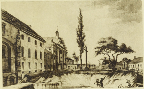 Widok Kościoła OO. Bonifratrów.