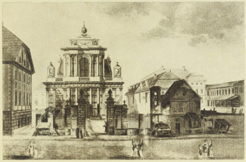 Widok Kościoła OO. Karmelitów.