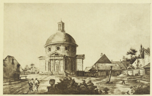 Widok Kościoła Ewangelickiego.