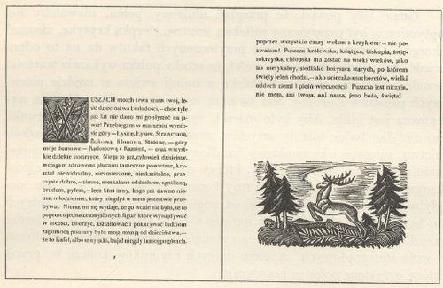 Władysław Skoczylas. “Puszcza Jodłowa” Stefana Żeromskiego: układ, inicjał i zakończenie. Wydał Jakób Mortkowicz, Tow. Wydawnicze w Warszawie. Druk. W. L. Anczyca i Spółki w Krakowie. Rok 1927.
