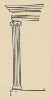 Fig. 12. Kolumna jońska i architraw.