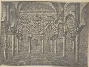 Fig. 37. Wnętrze meczetu w stylu maurytańskim.