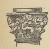 Fig. 40. Głowica kolumny romańskiej.
