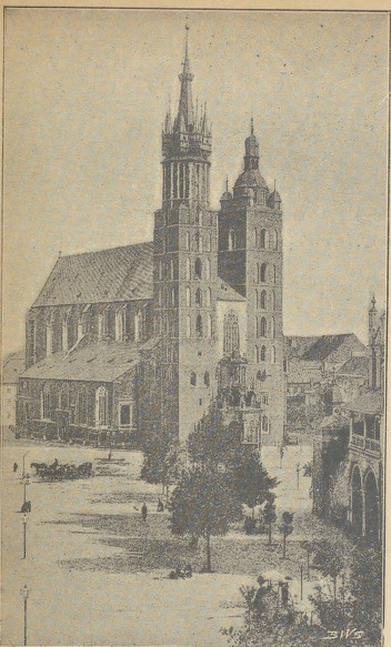 Fig. 52. Kościół Najświętszej Panny Marji w Krakowie.