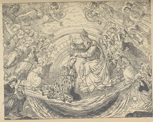 Fig. 12. Fra Filippo Lippi. Koronacja N. M. P. (fragment środkowy) (Katedra w Spoleto).