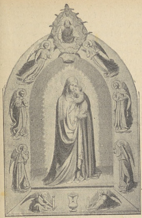 Fig. 13. Fra Angelico da Fiesole. Madonna. (San Marco we Florencji.)