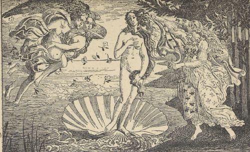 Fig. 17. Sandro Botticelli. Narodziny Afrodyty (Muzeum Uffizi we Florencji).