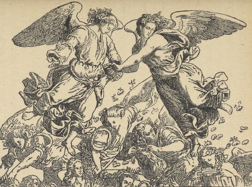 Fig. 21. Luca Signorelli. Grupa aniołów (Fragment z «Wybranych» w katedrze w Orvieto.