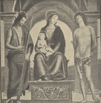 Fig. 22. Perugino. Madonna i święci. (Muzeum Uffizi we Florencji).