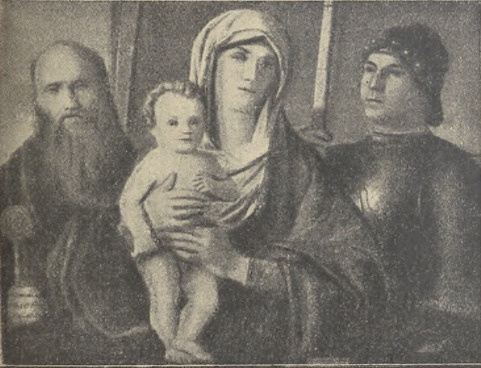Fig. 27. Giovanni Bellini. Madonna i święci (Kościół Św. Zacharjasza w Wenecji).