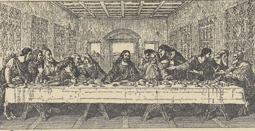  Lionardo de Vinci. Wieczerza Pańska (Santa Marja delle Grazie w Medjolanie).