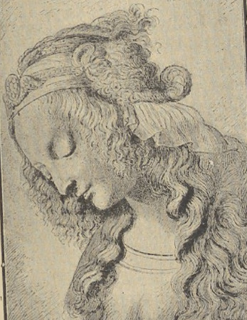 Fig. 29. Lionardo da Vinci. Głowa (rysunek).