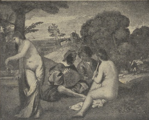 Fig. 37. Giorgione. Koncert sielski (Luwr paryski).