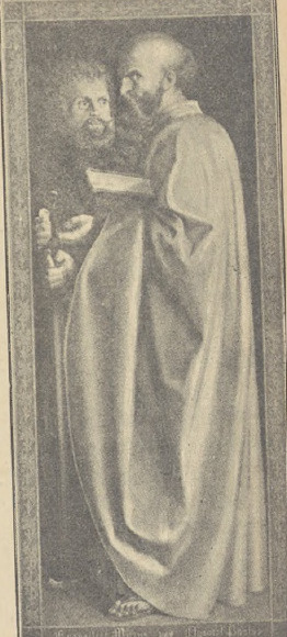 Fig. 49. A. Dürer. Apostołowie Paweł i Marek (Pinakoteka monachijska).