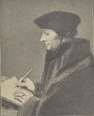 Fig. 52. Hans Holbein młodszy. Erazm z Rotterdamu (Luwr paryski)