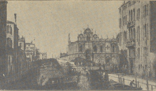 Fig. 3. Canaletto. La Scuola di San Marco. (Galleria Reale w Wenecji).