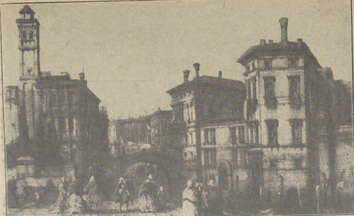 Fig. 4. Guardi. Widok z Wenecji. (Galerja Narodowa w Londynie).