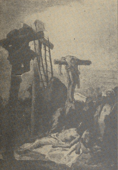 Fig. 5. Tiepolo. Zdjęcie z krzyża. (Galerja Narodowa w Londynie)