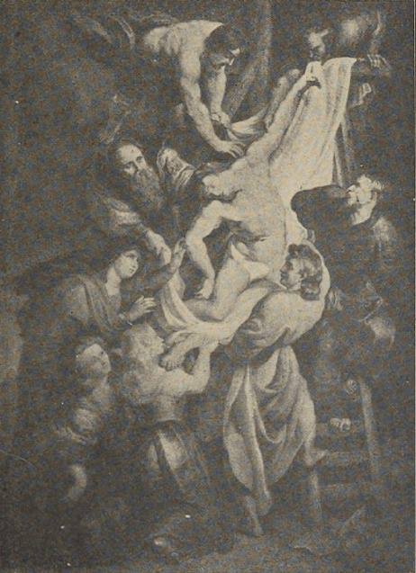 Fig. 16. Rubens. Zdjęcie z krzyża. (Katedra w Antwerpji).