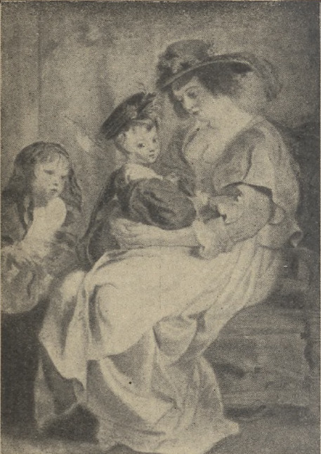 Fig. 17. Rubens. Helena Fourment z dziećmi. (Luwr).