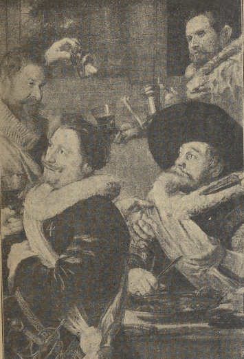 Fig. 27. Hals. „Łucznicy S-go Jerzego” (fragment). (Muzeum Stedelijk w Haarlemie).