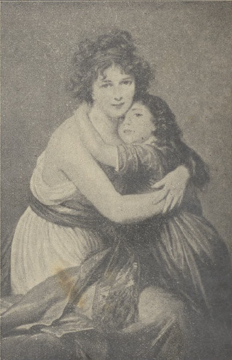 Fig. 49. Vigee-Lebrun. Portret własny z córką. (Luwr).