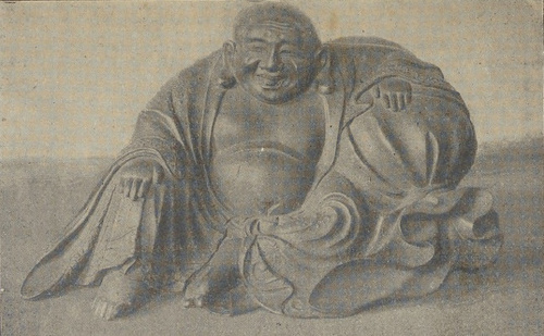 Fig. 52. Bóg szczęścia. Hotei. (Muzeum Guimet w Paryżu).