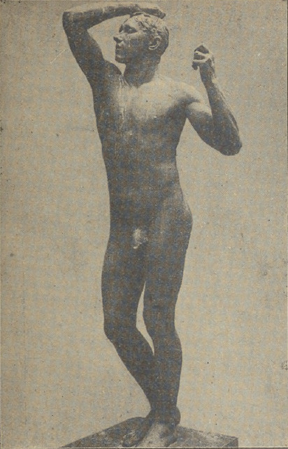 Fig. 57. Rodin. Wiek bronzowy. (Luksemburg paryski).