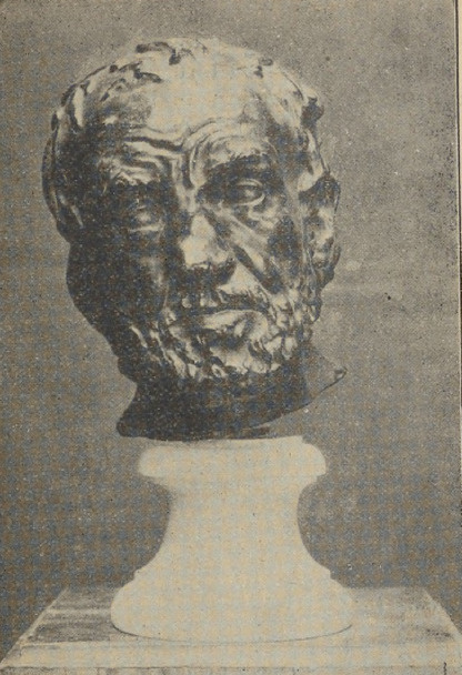 Fig. 58. Rodin. Człowiek o złamanym nosie. (Luksemburg paryski).
