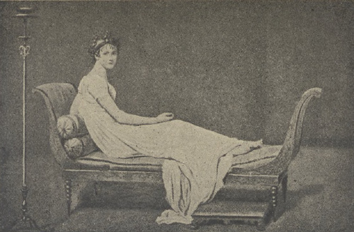 Fig. 60. David. Portret pani Recamier. (Luwr).
