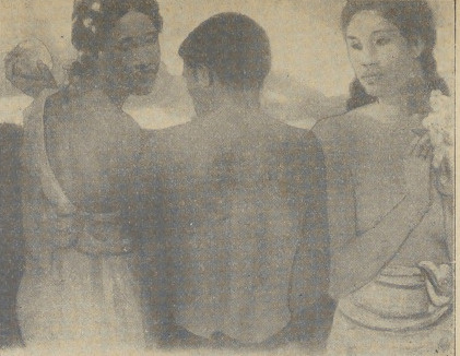 Fig. 74. Gauguin. Mieszkańcy Taiti.