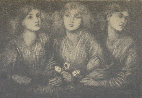 Fig. 77. Rossetti. Rosa Triplex. (Galerja Narodowa w Londynie).