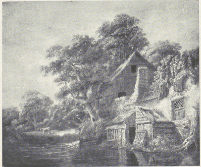 b. Cornelis Decker: Stary młyn. 1667