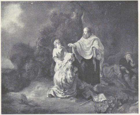 c. Gerbrand Eeeckhout: Hagar i Ismael. 1649