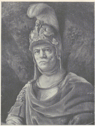 a. Ferdinand Boi: Portret mężczyzny w hełmie