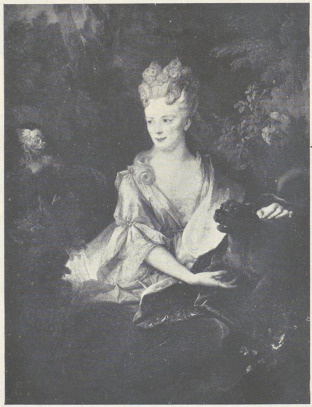 b. Nicolas Largilliere: Portret damy