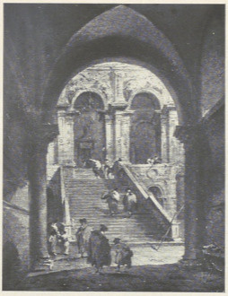 a. Francesco Guardi: Schody pałacu dożów
