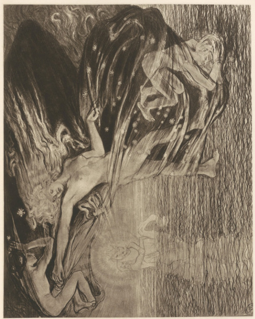 Jutrzenka, Phosphoros, Hesperos, Heljos (ILJADA). Rys. oł. (r. 1897?). Własność rodziny ś. p. L. Leszczyńskiej w Krakowie.