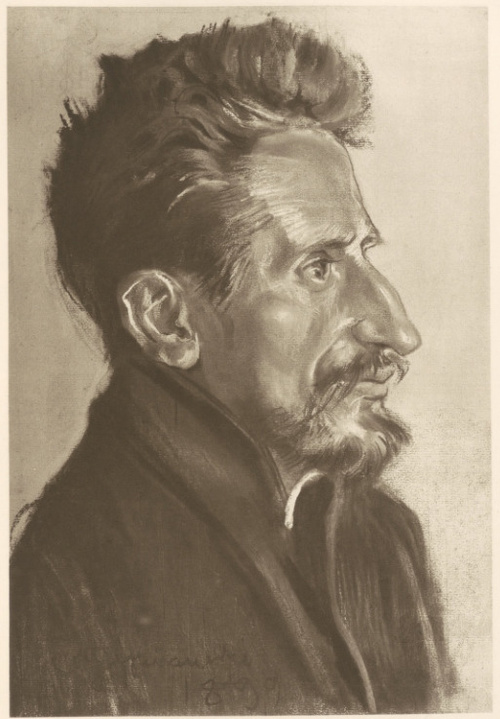 Portret Zenona Parviego. Pastel, (r. 1899). Własność Włodzimierza Żuławskiego w Krakowie.