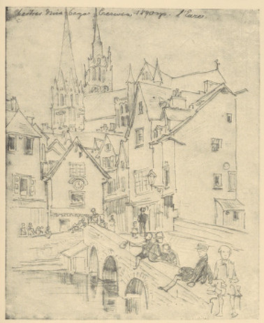 Ze Szkicownika (Rys. Ołów.) 1890 (Ze Zbiorów Muzeum Miejskiego We Lwowie)