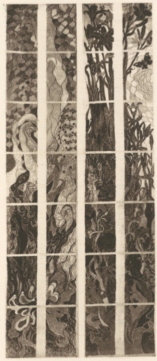 KARTONY DO WITRAŻÓW DLA KOŚCIOŁA OO. FRANCISZKANÓW W KRAKOWIE, Pastele, (r.1897—1902).