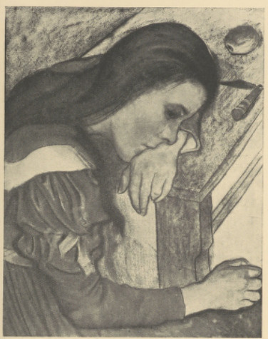 Studjum (Pastel) 1893. (Ze, Zbiorów Prof. Dr. T. Estreichera, W Krakowie)