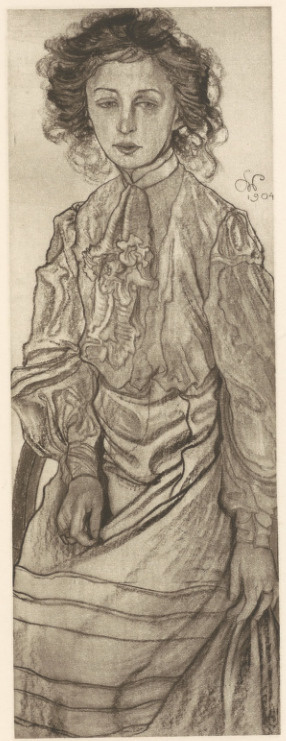 Pn. Ordonówna jako „Krasawica“ w „Bolesławie Śmiałym”. Pastel, (r. 1903). Własność inż. Radowskiego w Krakowie.