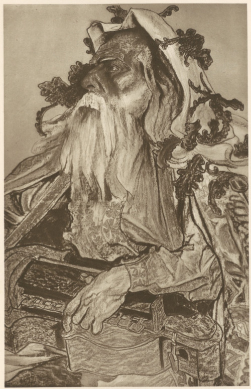 Rapsod z Dramatu „Bolesław Śmiały” Pastel. (r. 1904). Własność Wł. Żuławskiego w Krakowie.