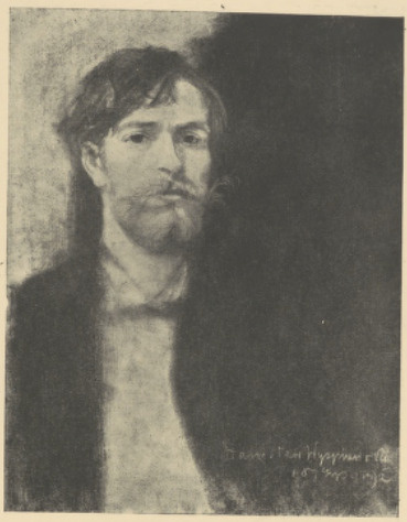 Portret Własny (Pastel) 1894. (Ze Zbiorów A. Chmurskich w Krakowie)